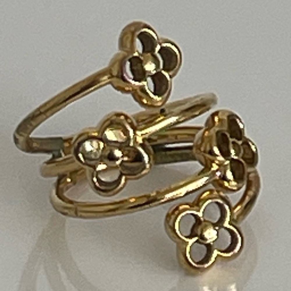 LOUIS VUITTON Flower Full Ring - Picture 5 of 8